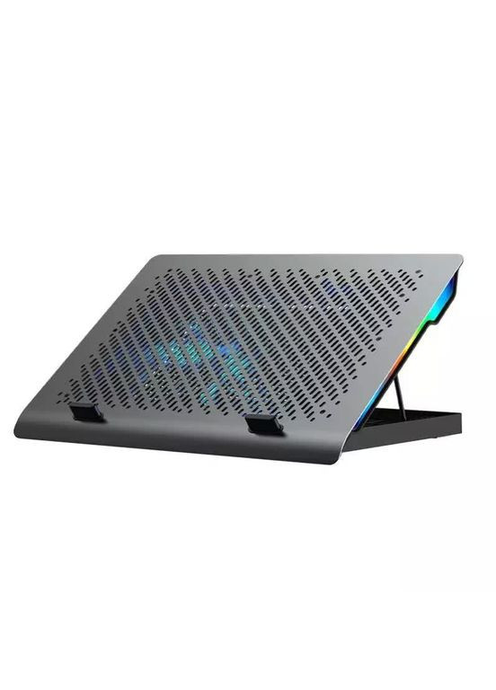 Підставка для ноутбука з охолодженням S30 з RGB-підсвіткою Laptop Cooling Pad Grey VHG (339680097)