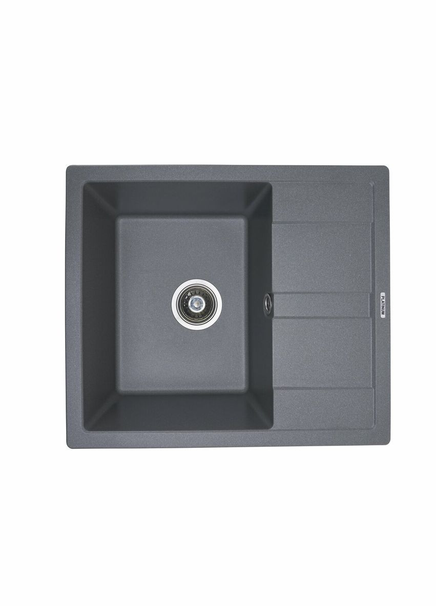 Гранітна мийка для кухні 5851 ARIA матова мусон Platinum (336937529)