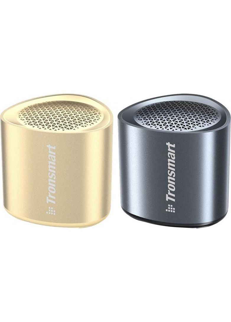 Акустическая система Nimo Mini Speaker Polar Black + Nimo Mini Speaker Gold (994703) Tronsmart (368577087)