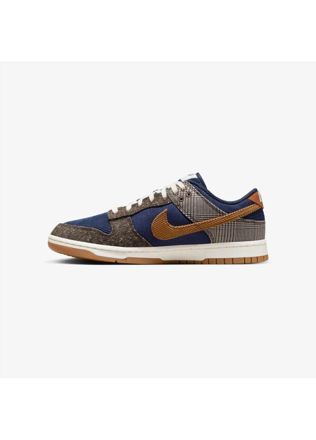 Сірі кросівки чоловічі dunk low prm blue/grey Nike