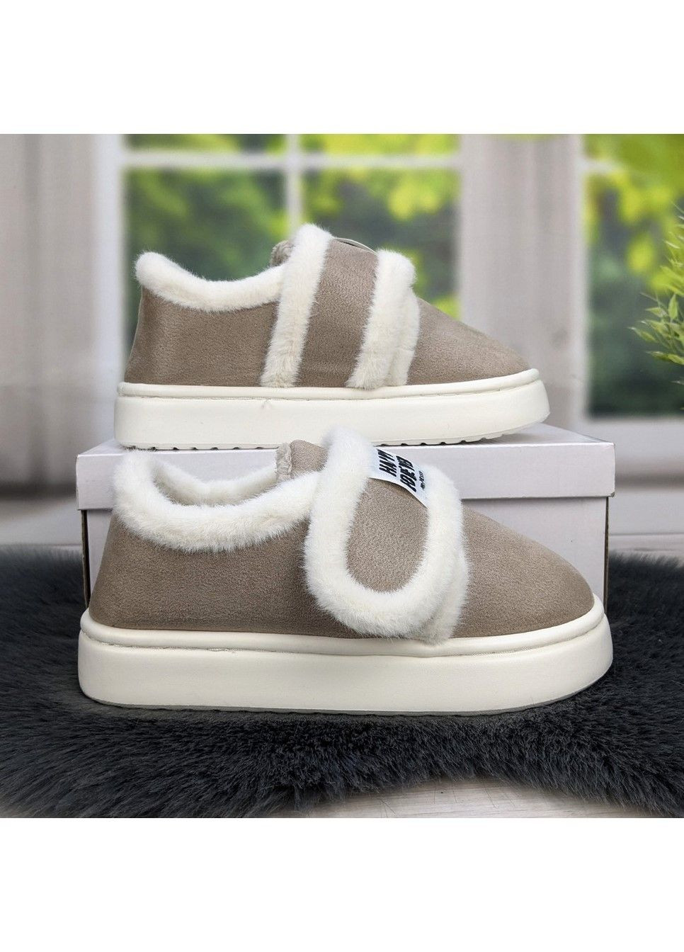 Тапочки лофери на липучках теплі жіночі Jomix (307147857)