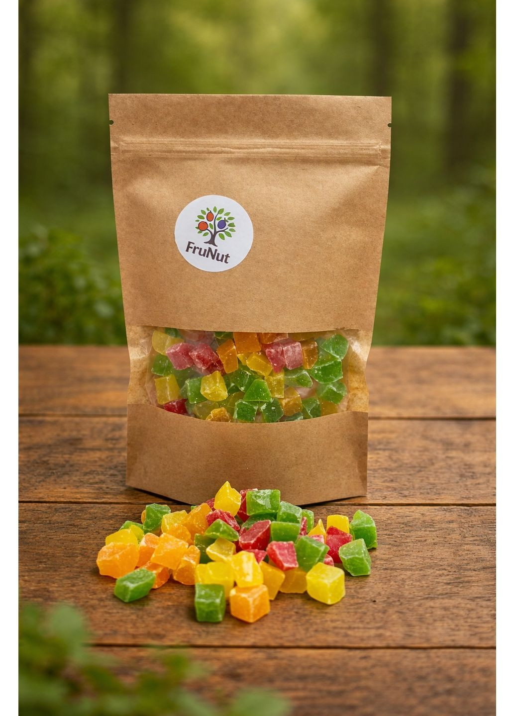 Ананас кубик мікс, 250 г FruNut (372177170)