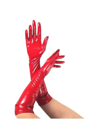 Красные виниловые перчатки D&A (285766188)