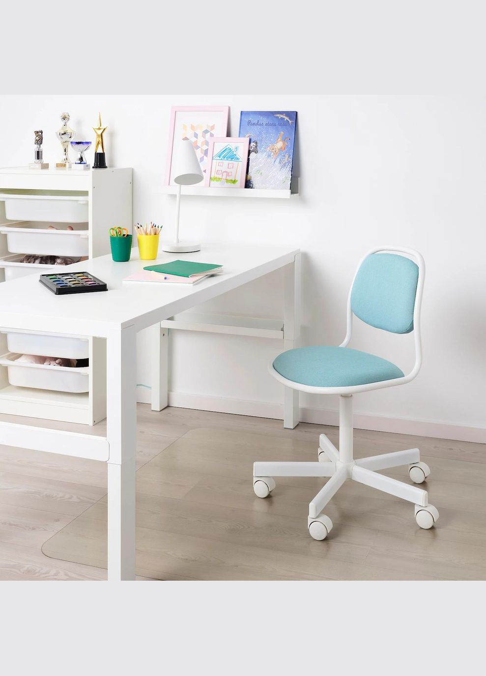 Дитяче офісне крісло ІКЕА ORFJALL зелений (60441779) IKEA (267900841)