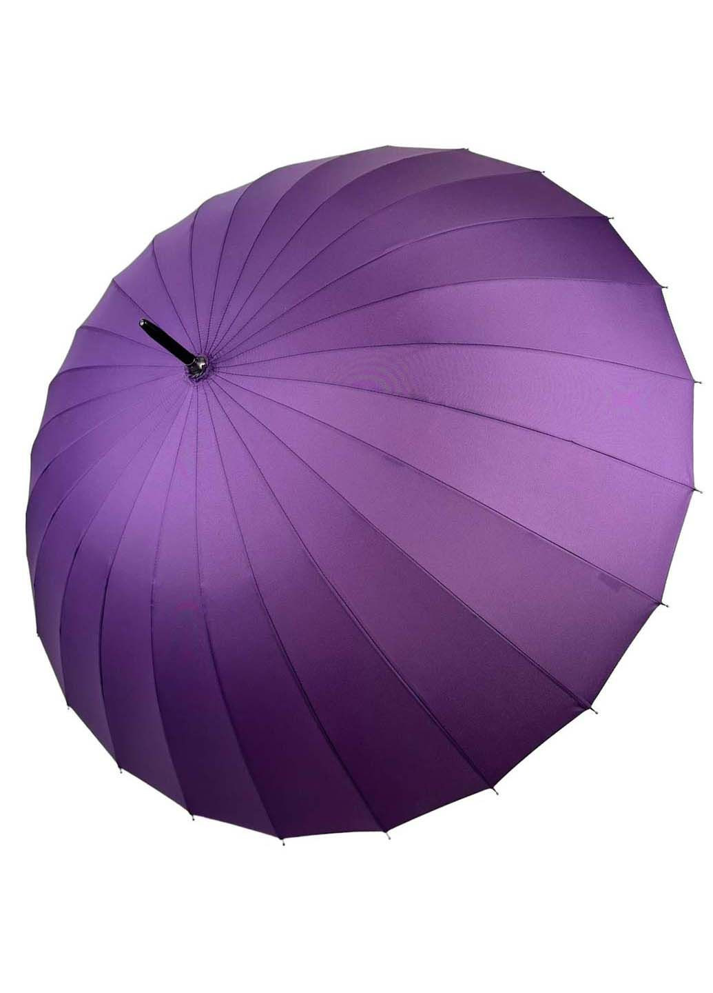 Однотонный механический зонт-трость на 24 спицы Toprain (289977525)