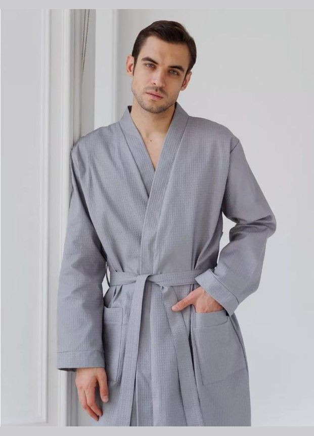 Банный мужской халат для бассейна Серый XXL (ВК4400В-4) Cosy (306632976)