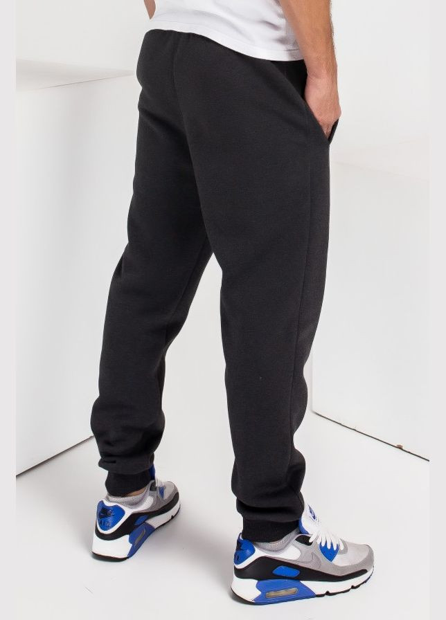 Темно-серые утепленные флисом спортивные штаны с манжетами ISSA PLUS (279581532)