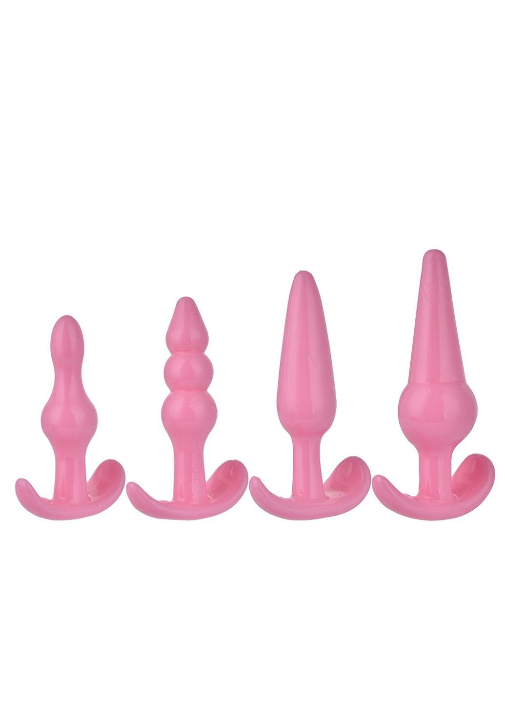 Набор анальных пробок розового цвета (размер XS,S,M,L) We Love (284278170)