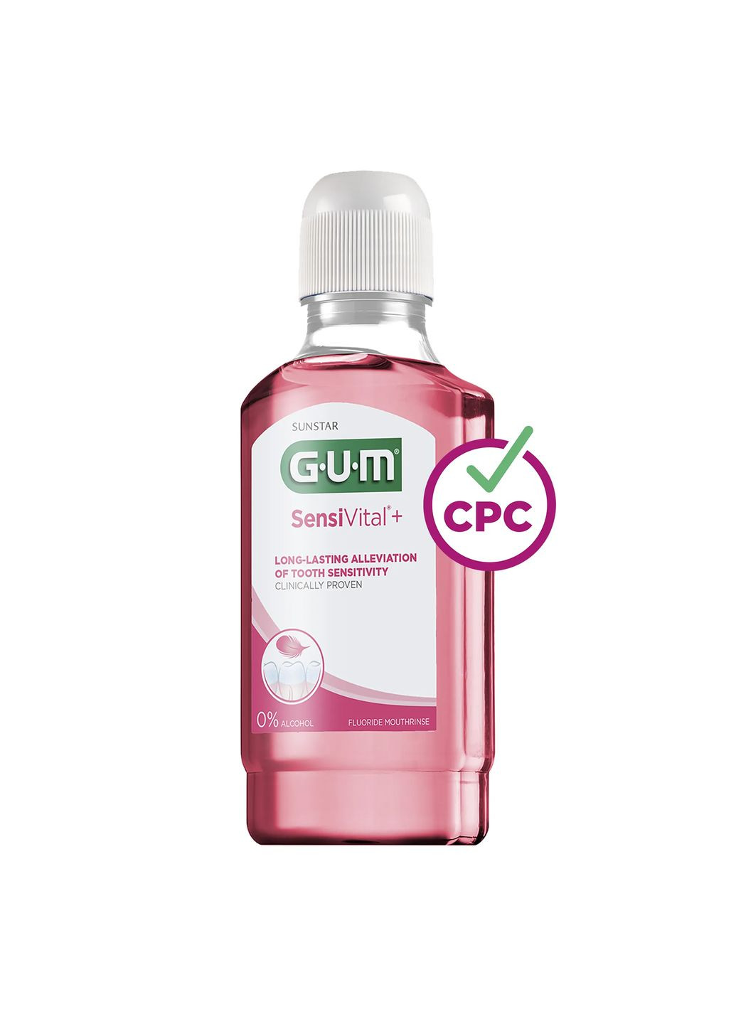 Ополаскиватель для полости рта Sensivital+, 300 мл GUM 6081EMEA (335031094)