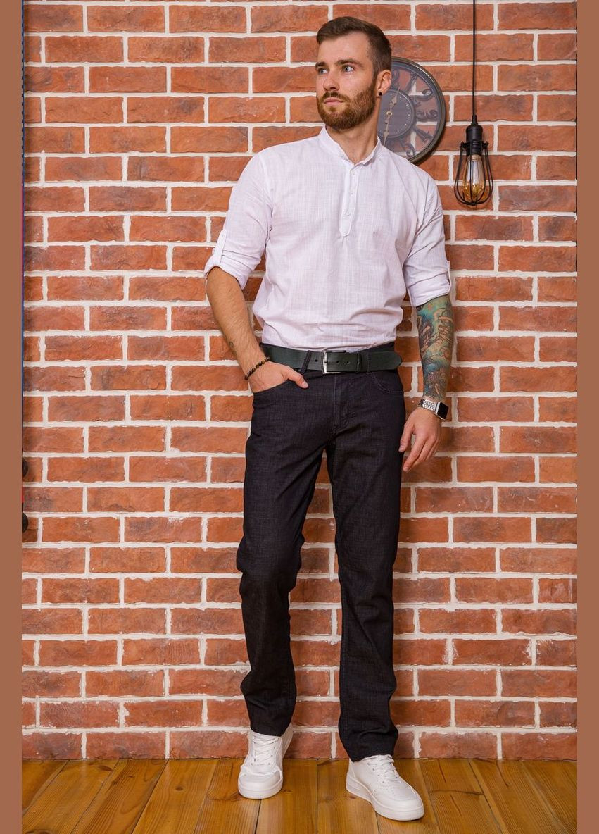 Джинси чоловічі чорні повсякденні з потертостями розмір 38 (sku_194R40550) Ager (317333111)