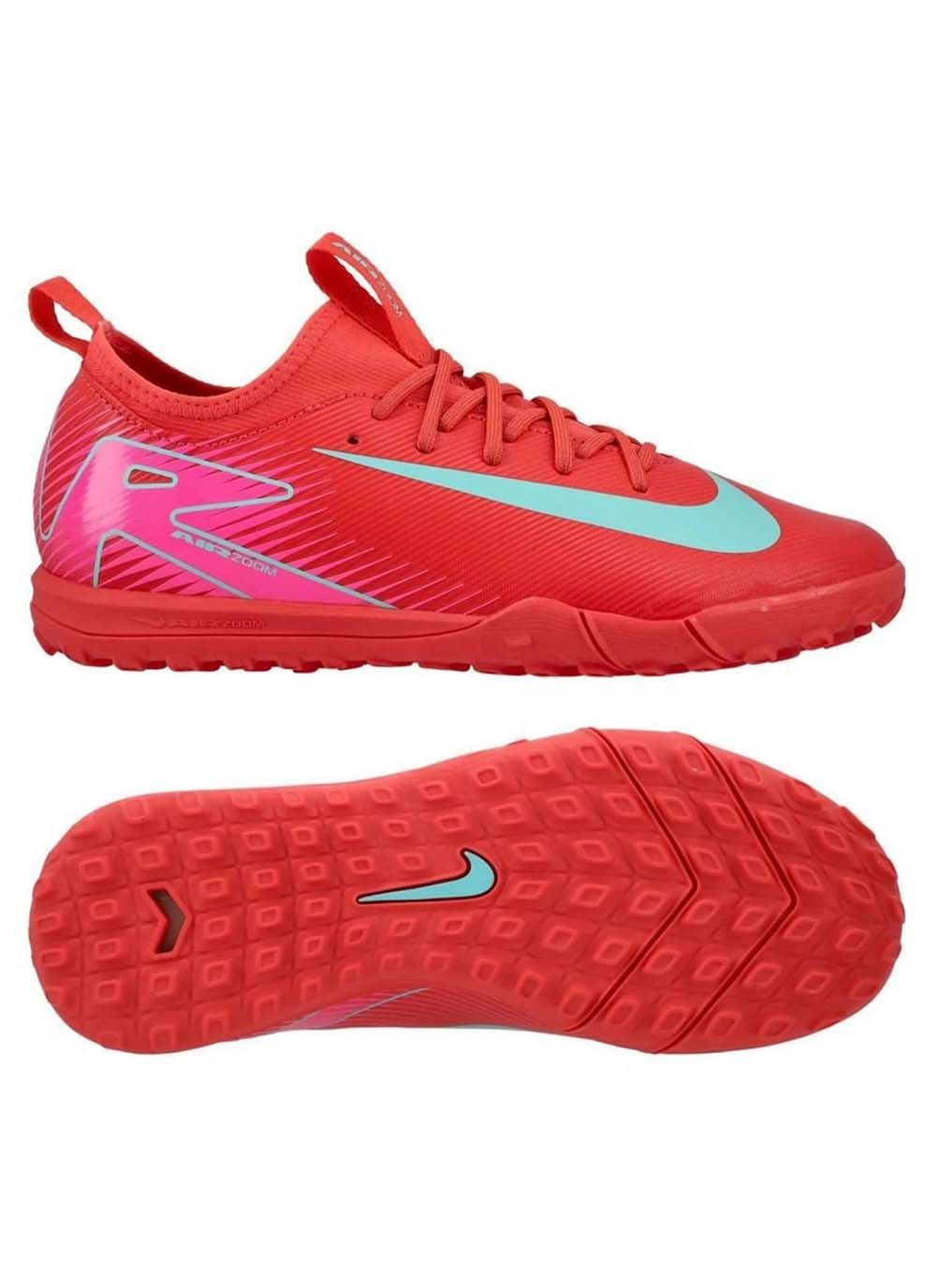 Оранжевые детские сороконожки jr zoom vapor 16 academy tf красный Nike