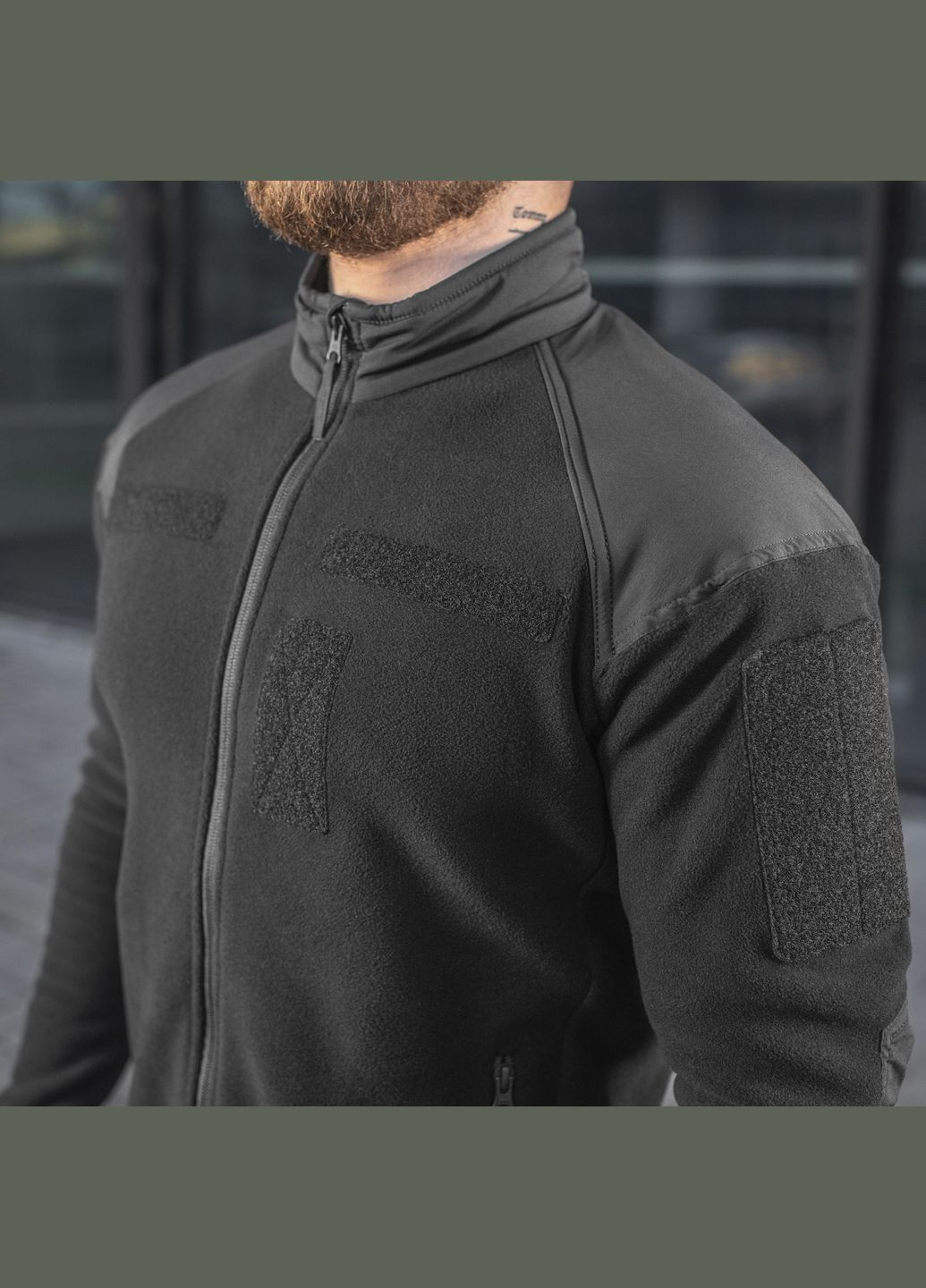 Куртка Combat Fleece Jacket Black ( ) M-TAC (303415071)