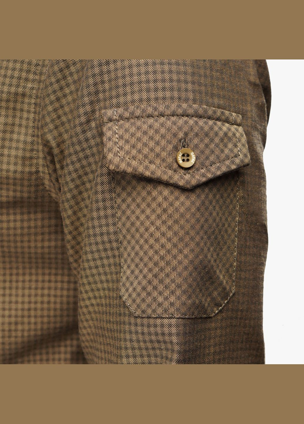 Рубашка Plaid в клетку Хаки | UATAC (316086348)