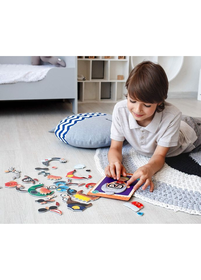 Дитяча настільна гра "Фейсики" VT3702-15 на магнітах Vladi toys (367967651)