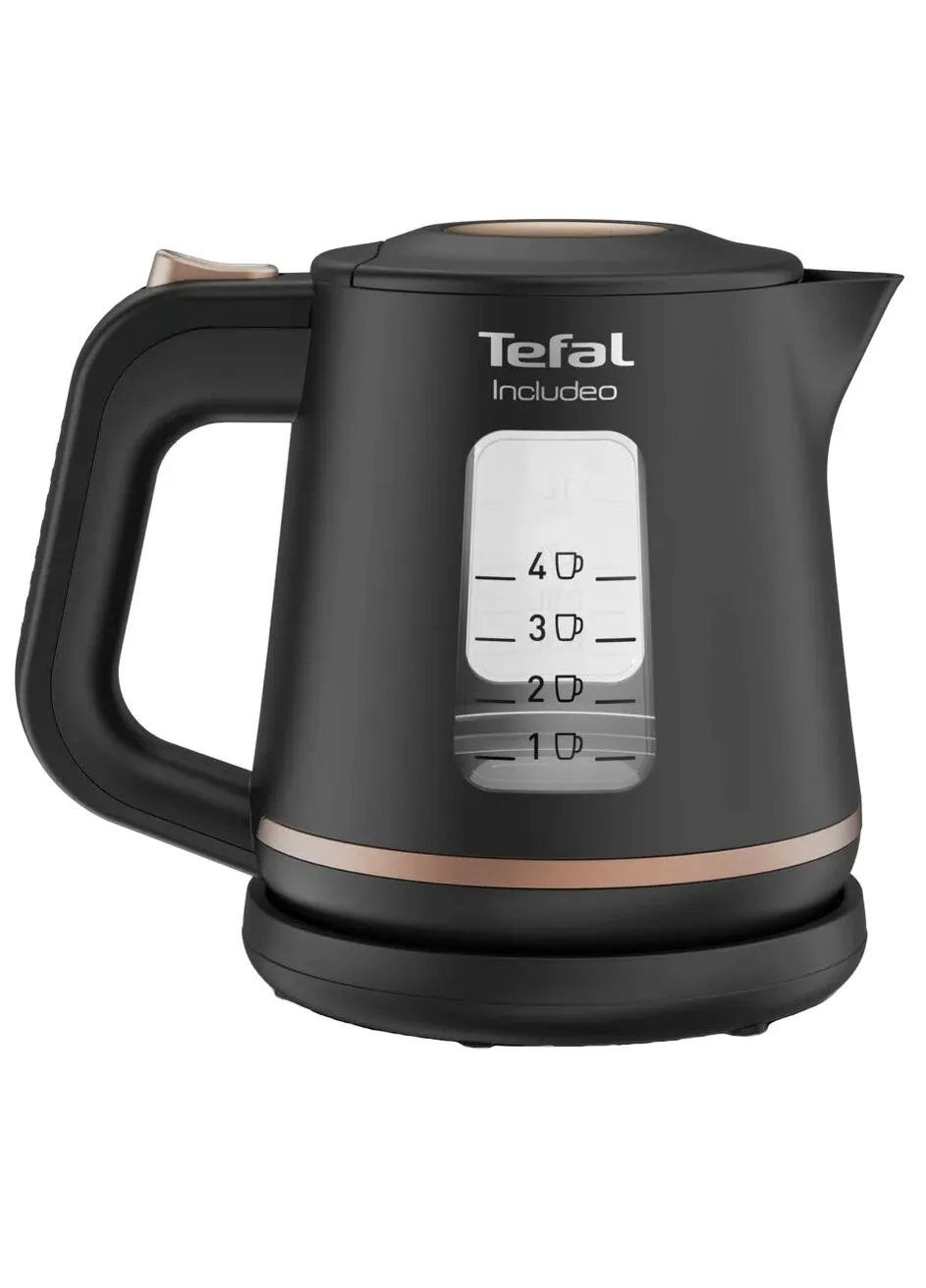 Электрочайник пластик 1л черный 2400Вт Tefal (398909256)