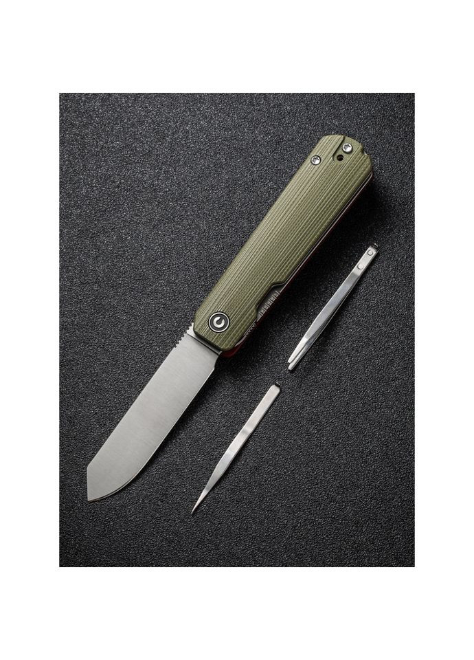 Ніж складаний Sendy Milled Green/Red C21004B-1 Civivi (353504359)