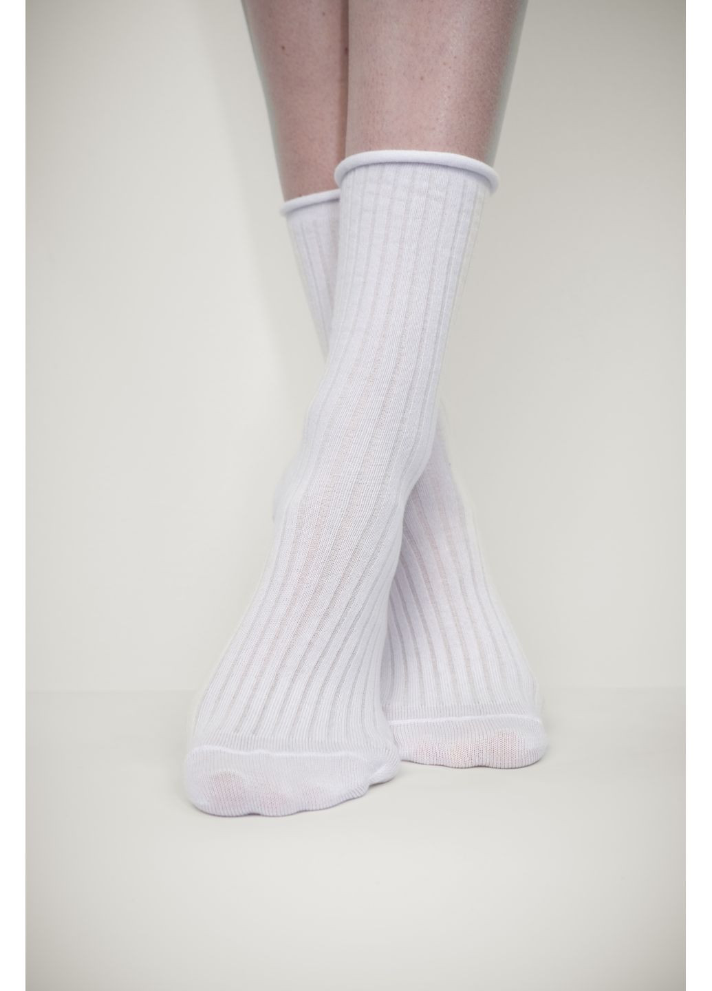 Білі шкарпетки жіночі (високі без резинки), р.36-40, 00 сафарі MovementStandard (358644708)