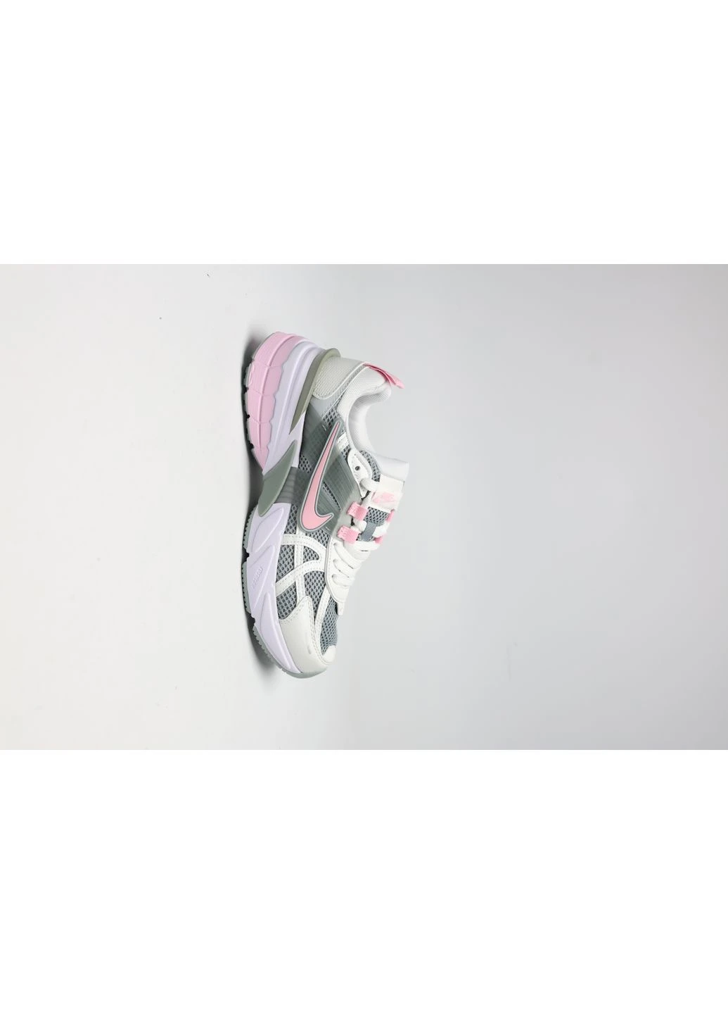КРОССОВКИ ЖЕНСКИЕ NIKE V2K RUNTEKK GREY ROSE НАЙК В2К РАНТЕК СЕРЫЕ No Brand серые демисезоны (391999614)