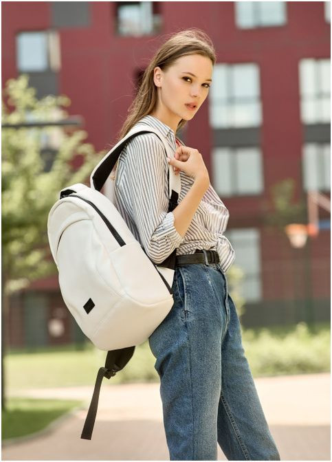 Рюкзак жіночий з екошкіри Zard p0ZN білий Sambag (301871897)