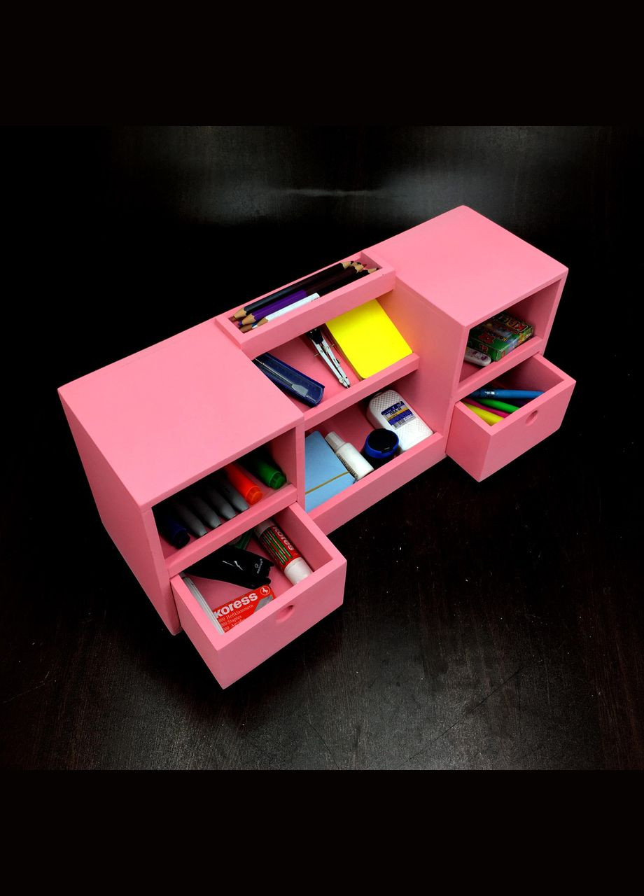 Органайзер настільний з дерева Шелдон барбі (КНЦ-008250) No Brand (328226727)