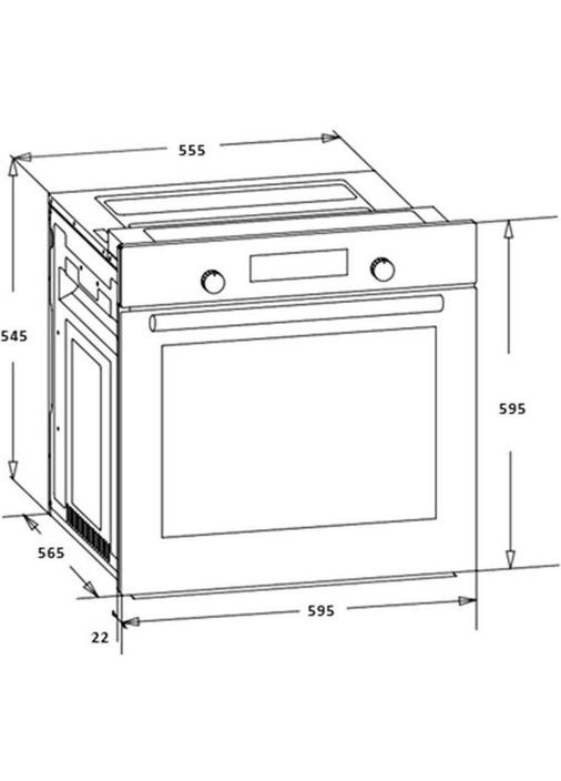 Духовой шкаф HBOS569LDTGC-GBK HEINNER (306744658)