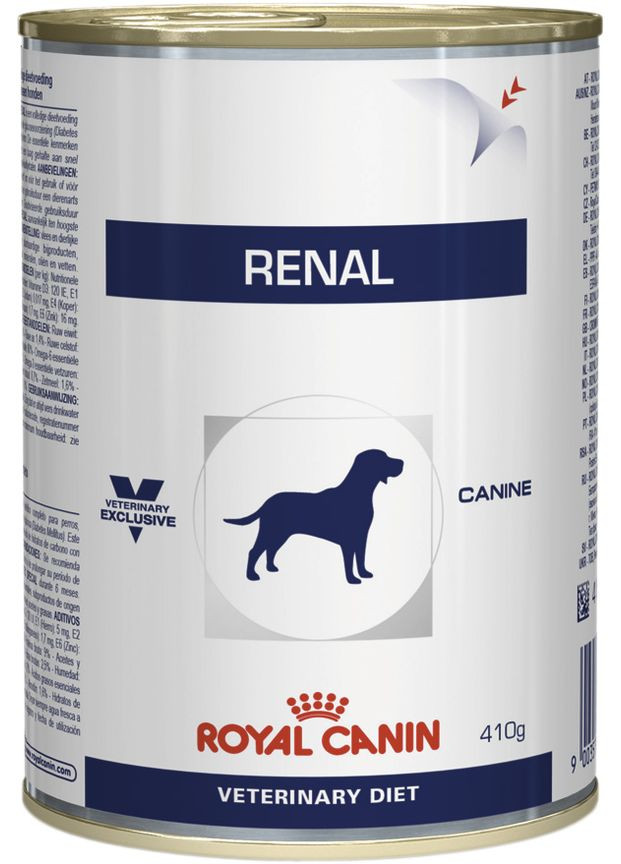 Влажный корм для собак Renal при xронической почечной недостаточности 410 г (9003579000748) (9000748) (40200040) Royal Canin (279562192)