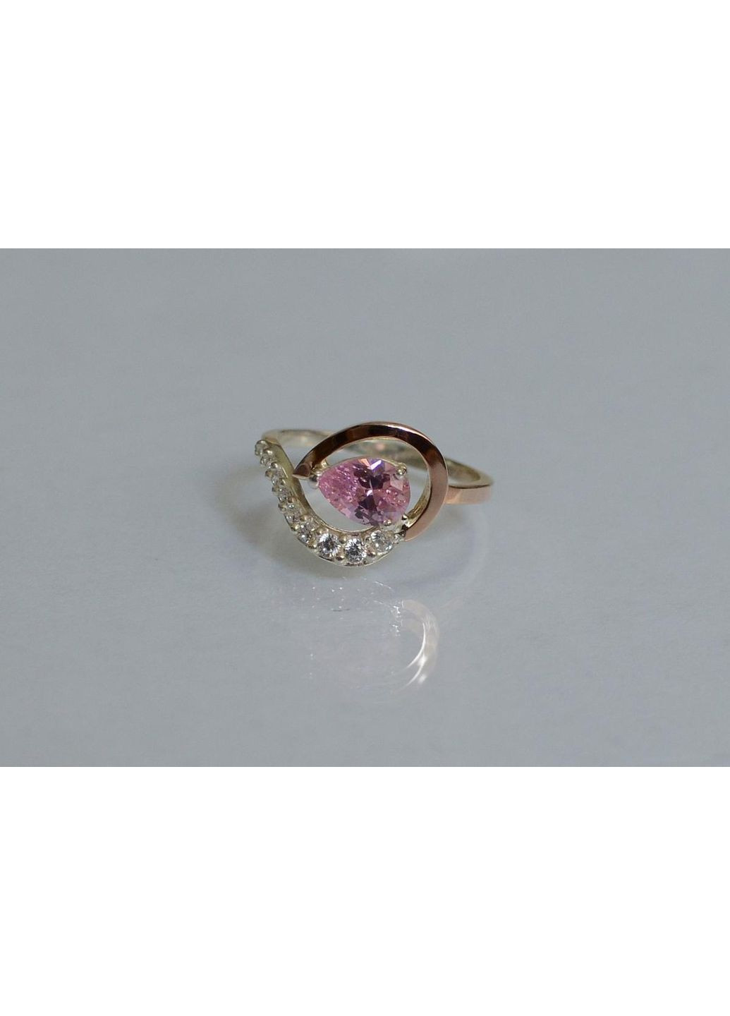 Серебряная кольца с золотыми вставками Silver Style (367113195)