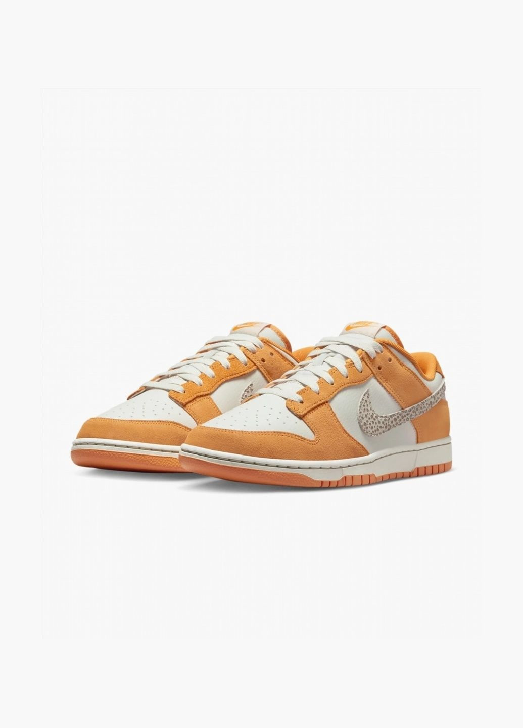 Оранжевые кроссовки мужские dunk low orange/beige dr0156-800 Nike