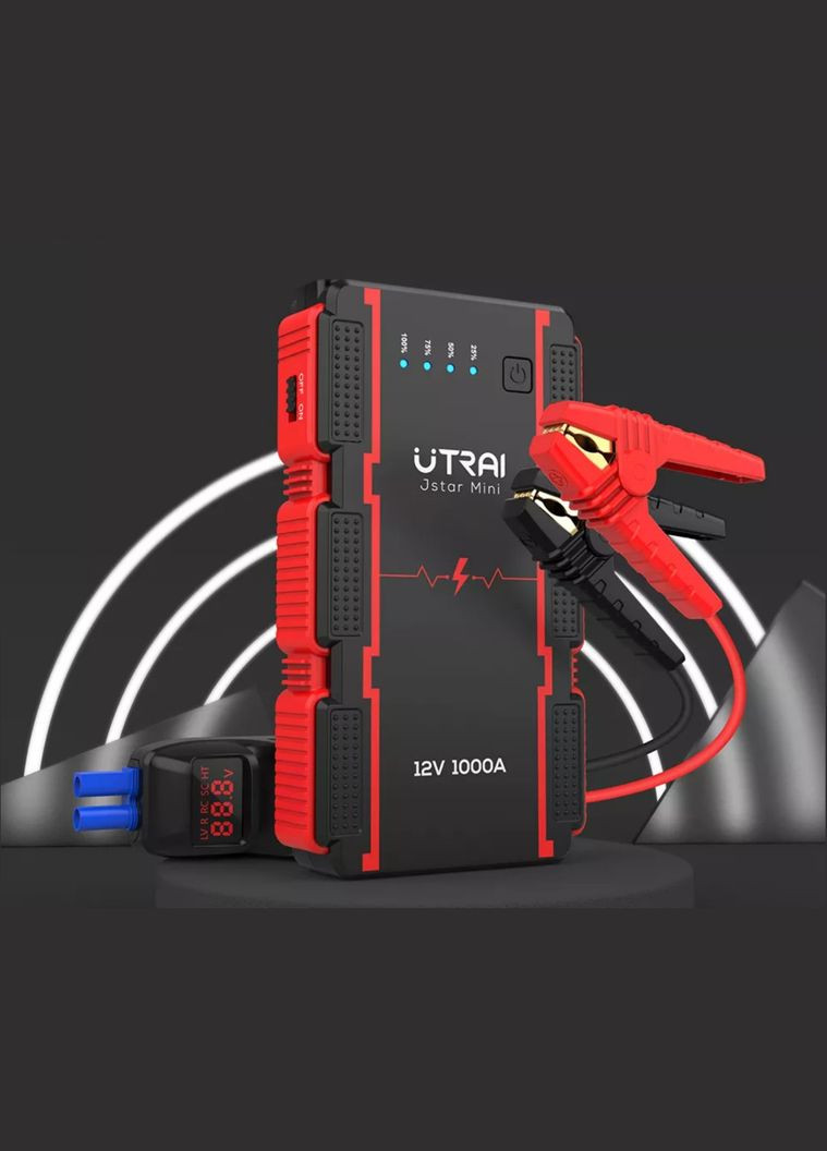 Многофункциональное автомобильное пуско-зарядное устройство/стартер/бустер повербанк 13000 мАч Jstar UTRAI (324219360)