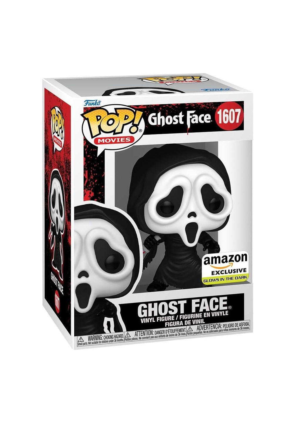 Фигурка POP: Призрачное лицо Ghostface 1607 Светящееся в темноте из фильма Крик \ Scream Funko (367055080)