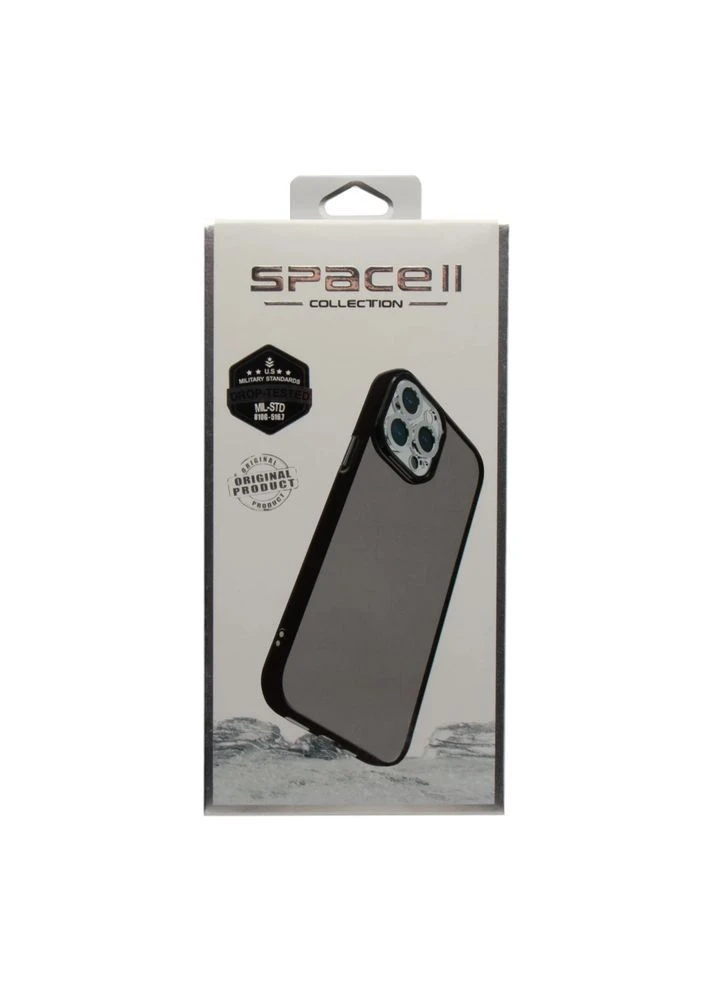 Чехол TPU+PC Space II Color Matte для Xiaomi Redmi 14C/Redmi A4/Poco C75 Black No Brand (391203706)
