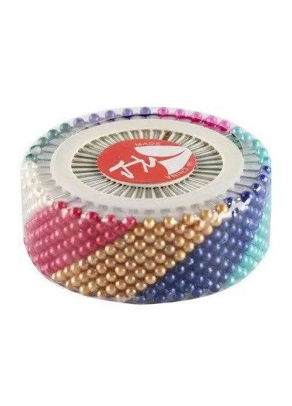 Булавки портновские 35 мм, 480 шт., сталь, с шариком, для шитья и рукоделия No Brand (369365639)