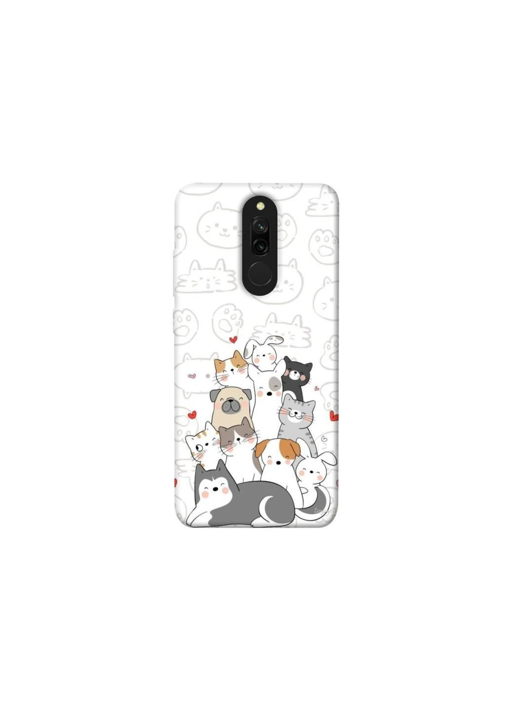 Чохол на Xiaomi Redmi 8 Funny Pets Frontalka (379647692)