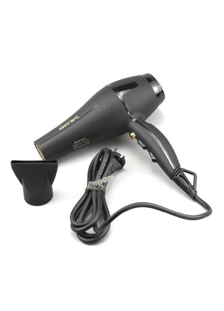 Потужний якісний фен для сушіння укладання волосся GM 1763 електрофен Gemei (297331933)