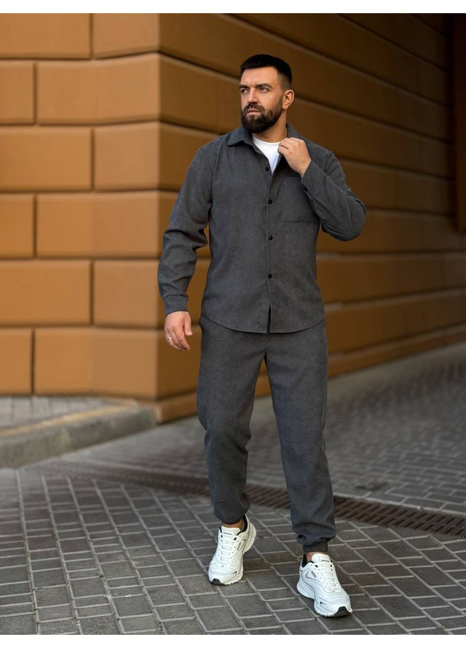 Мужской вельветовый костюм Fashion (361269010)