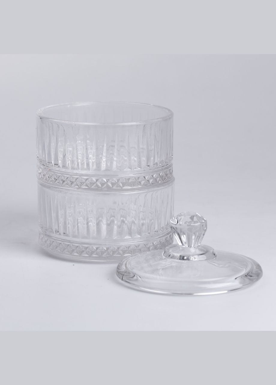 Конфета стеклянная двухуровневая Ø 10 см круглая Yiwu (322654125)