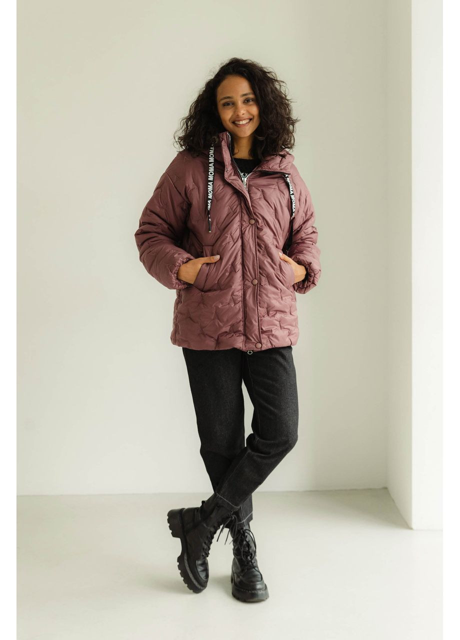 Коричнева зимня коричнева демісезонна куртка Seventeen