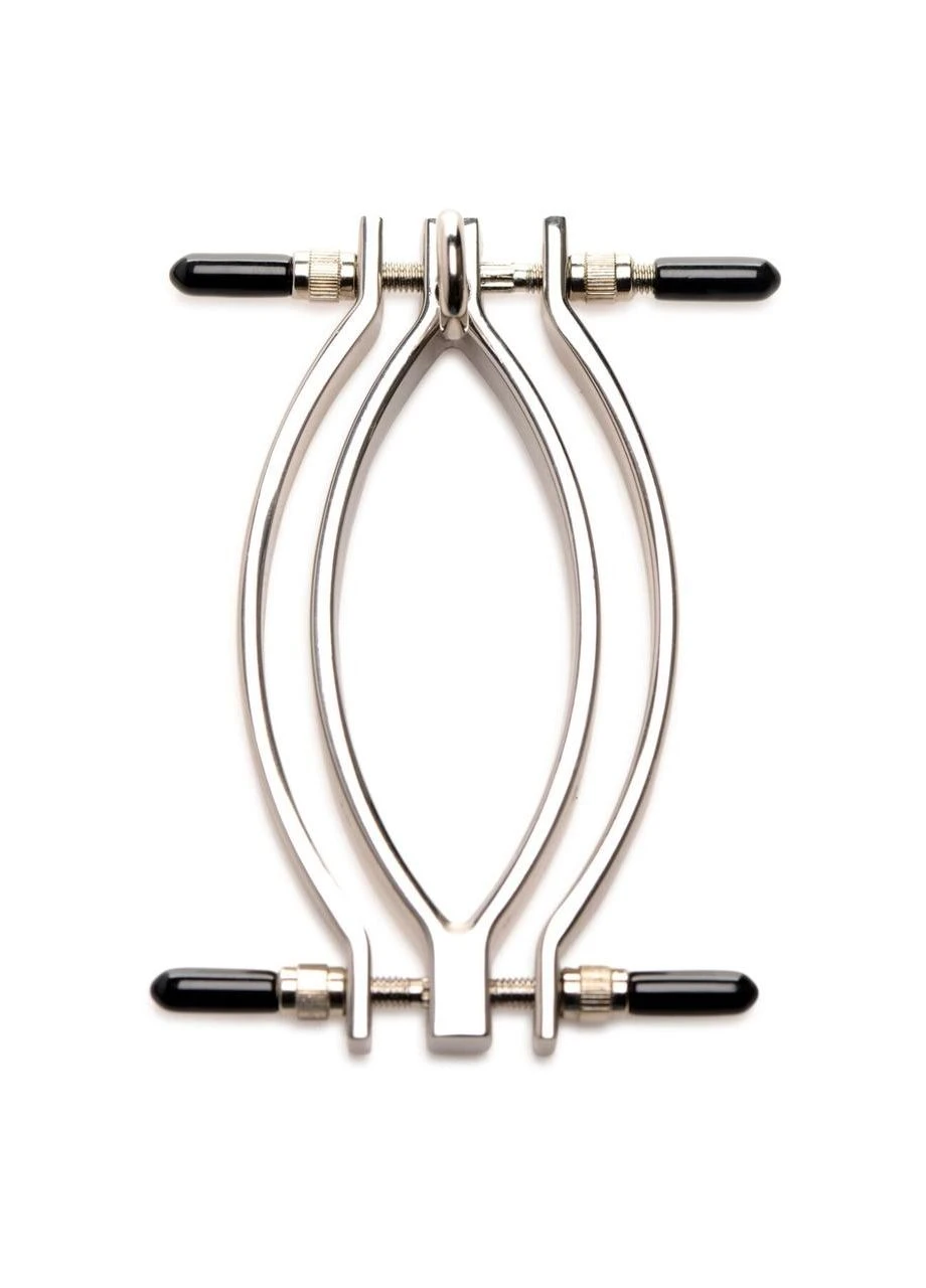 Зажим для половых губ с поводком Pussy Tugger Adjustable Vagina Clamp with Chain Master Series (372737256)
