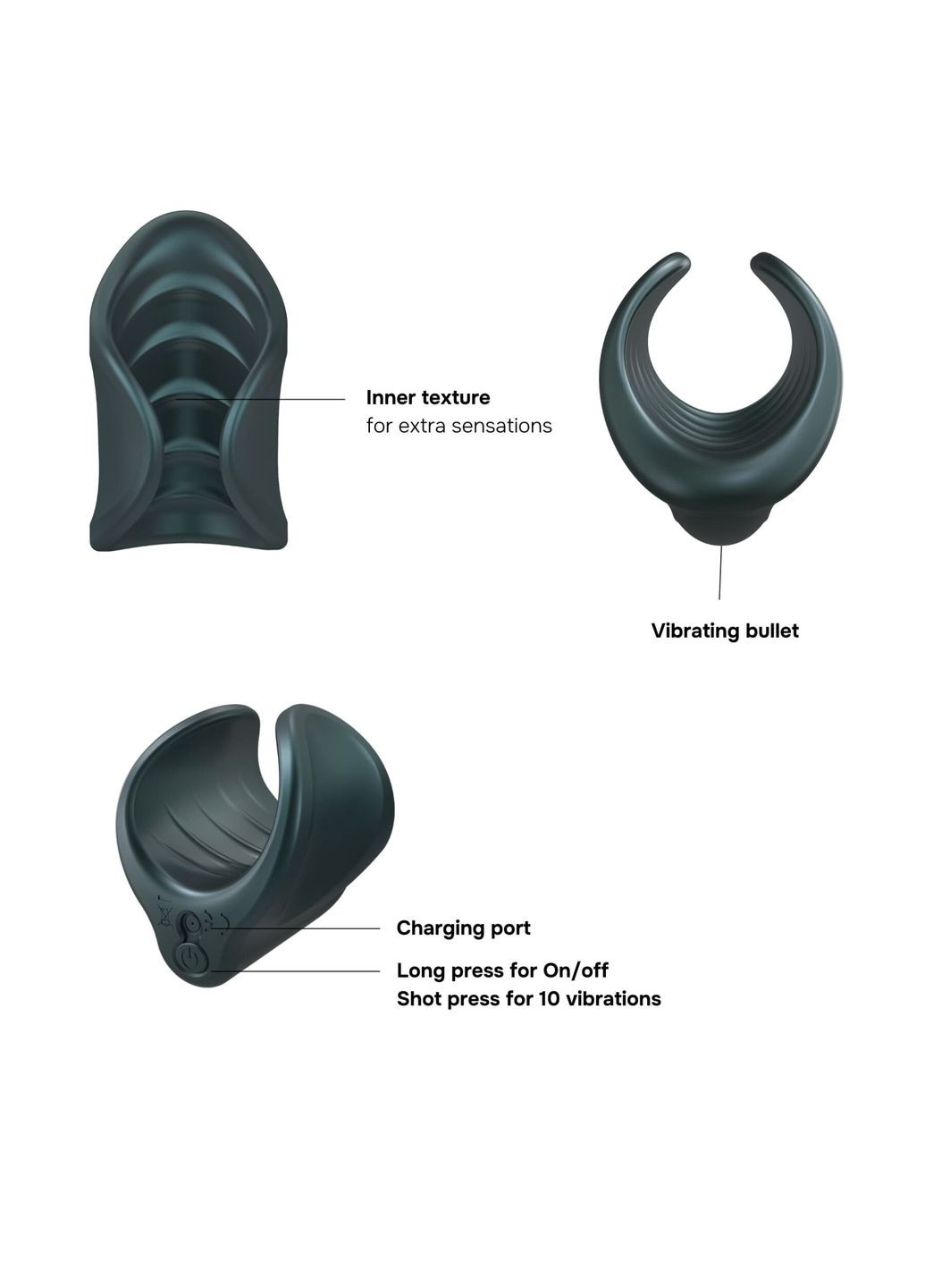 Мастурбатор STARTER, чудово для пар, регулювання тиску, вібромінет Manwan (369945359)