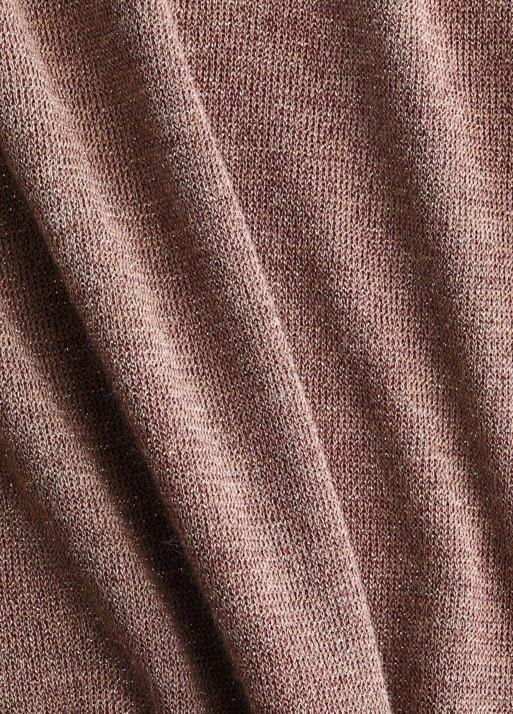 Розово-коричневый демисезонный свитер H&M