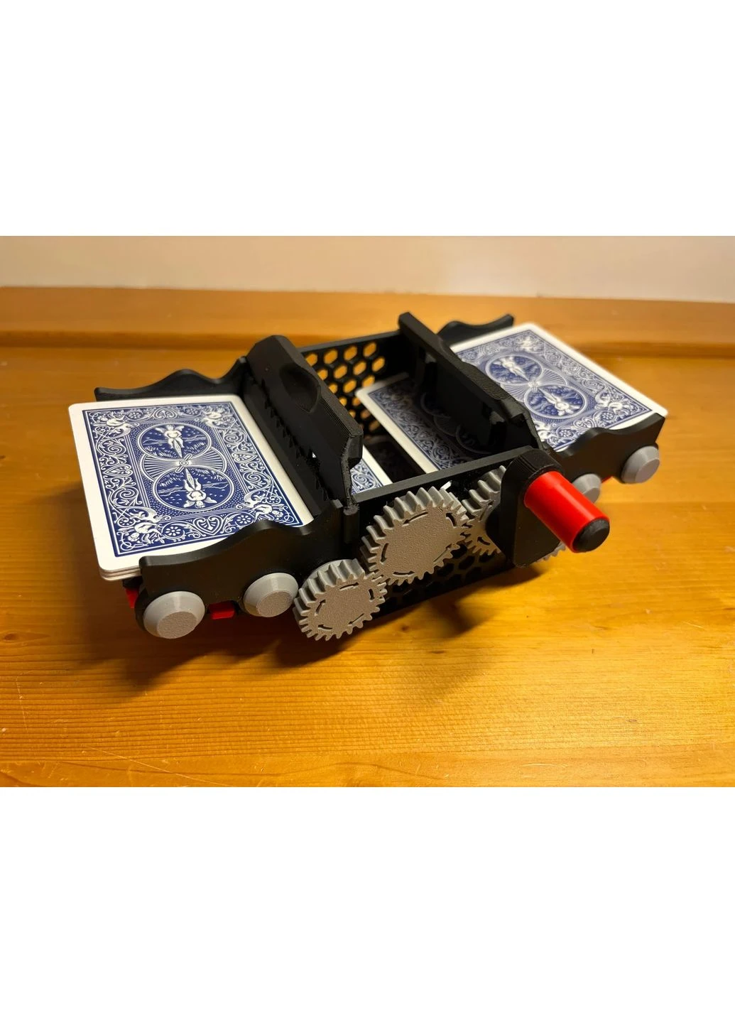 🃏⚙️ Картосмеситель «Card Shuffler V2 No Screw No Glue» 20 см 3D-печать No Brand (398821628)