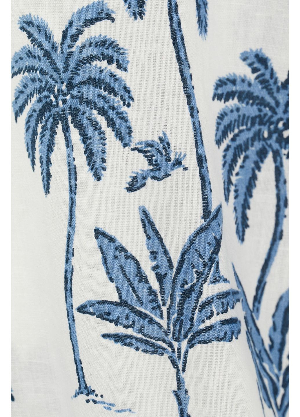 Біла блуза лняна H&M