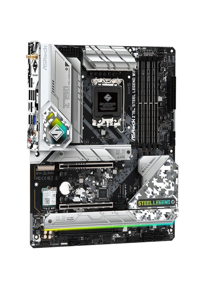 Z790 STEEL LEGEND WIFI (1700, 4*DDR5, 3*PCIex16, HDMI/DP, 8xSATA, 6xM.2, 2.5Glan, 7.1ch, ATX) ASRock (314748963)