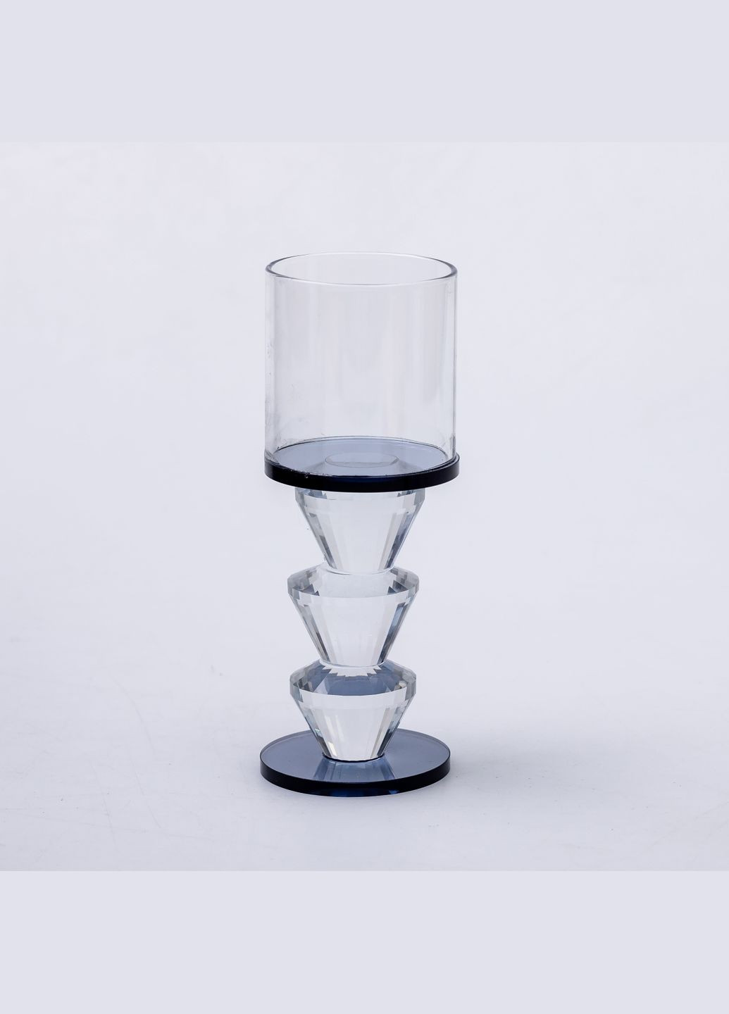 Підсвічник декоративний Parallels скляний 15.7 см Yiwu (328441387)