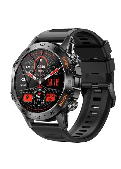 Розумний смарт годинник Smart Delta K52 Black Rubber UWatch (378263839)