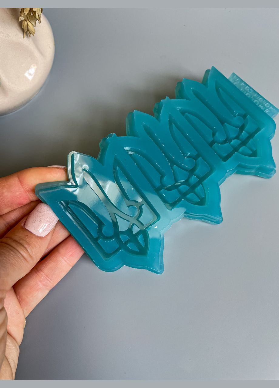 Молд 3в1 класичний герб України 64*40*5 мм для брелоків магнітів силіконова форма молд для епоксидної смоли No Brand (370566546)