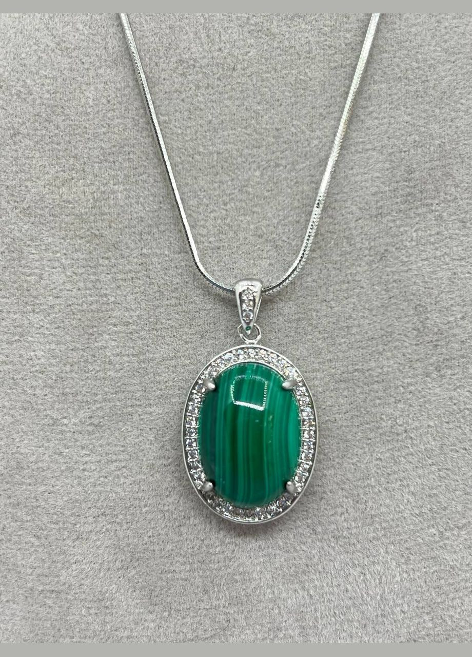 Кулон малахит 42 см No Brand (315789051)