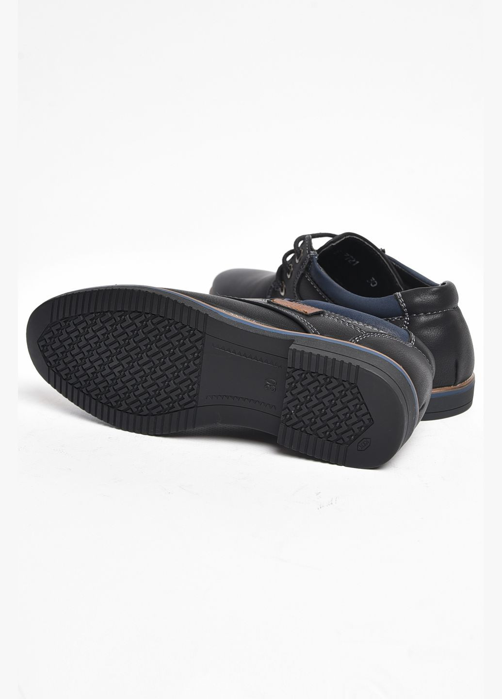Туфлі дитячі для хлопчика чорного кольору Let's Shop (287558902)