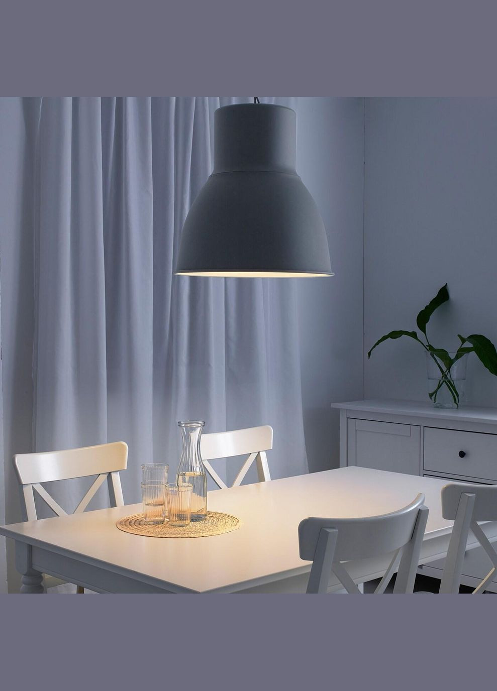 Підвісний світильник ІКЕА HEKTAR 47 см (60215205) IKEA (278407892)
