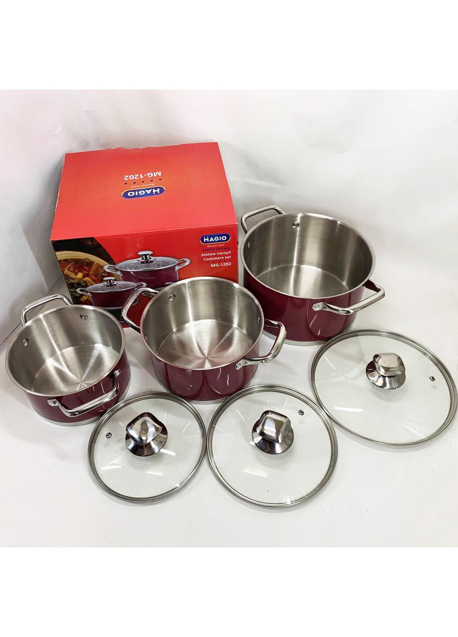 Набір посуду MAGIO MG-1202 No Brand (351486089)
